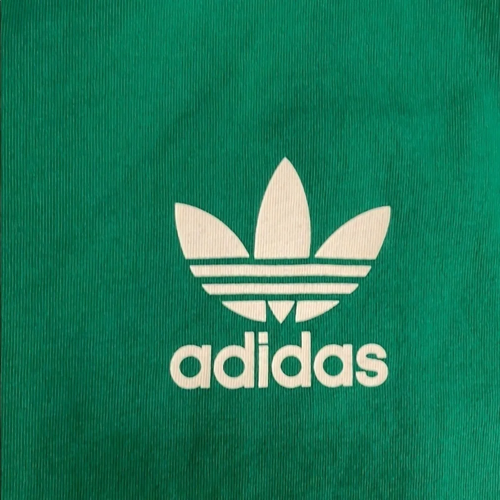 Adidas Men's Green V-Neck Shirt